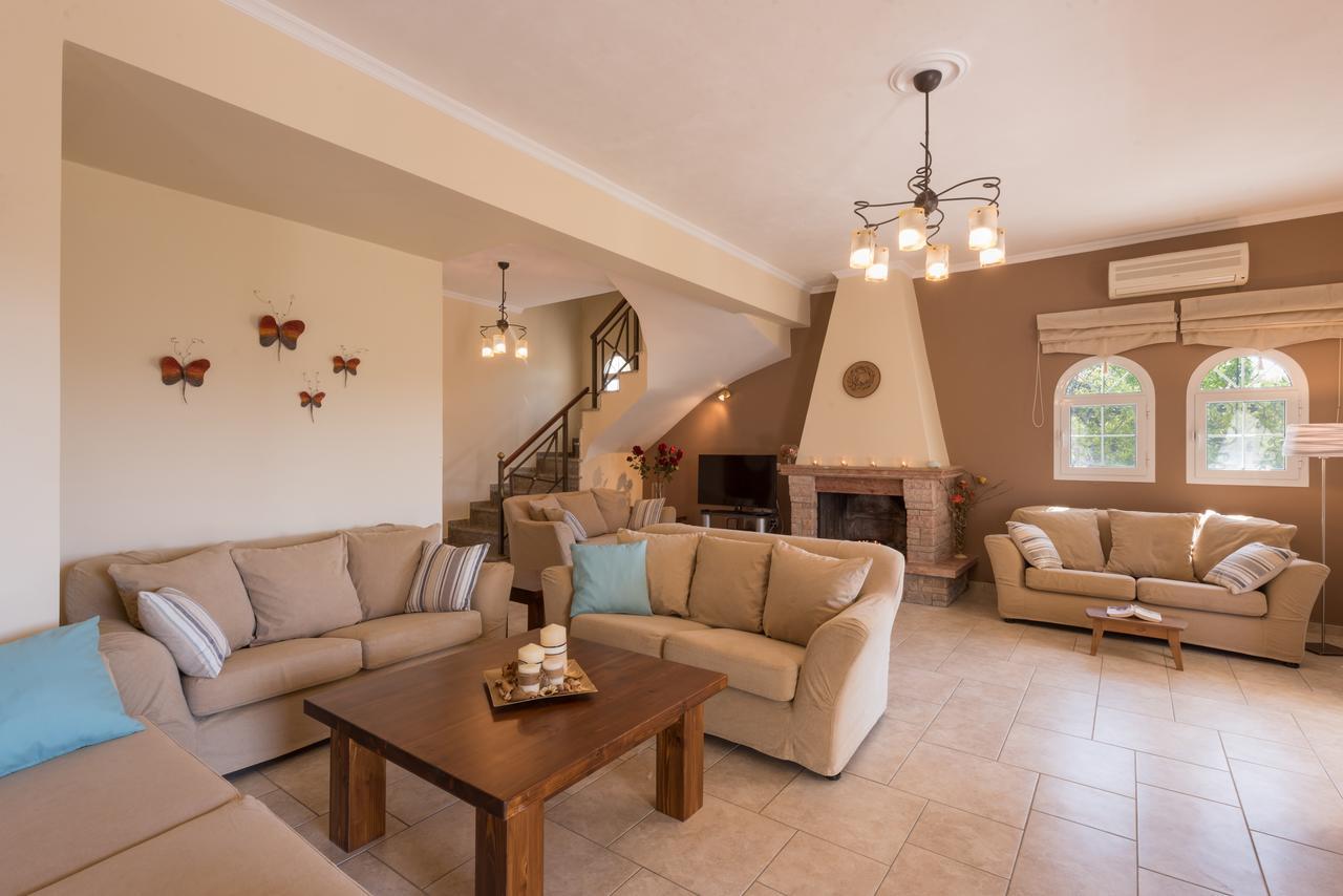 Corfu Villa Kokkini With Swimming Pool Kokkínion Exterior foto